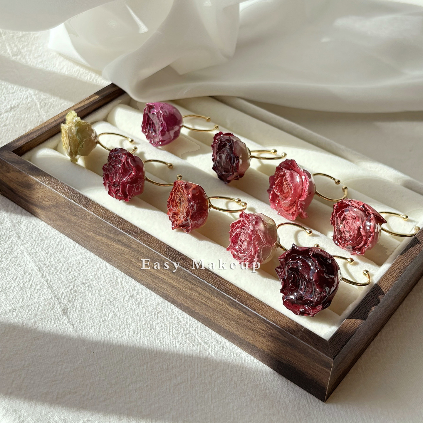 原创玫瑰真花戒指女成品 活口可调节大小 情人节浪漫礼物小众设计,饰品/流行首饰/时尚饰品新,戒指/指环,淘宝优惠券,粉丝福利购,淘宝优惠卷