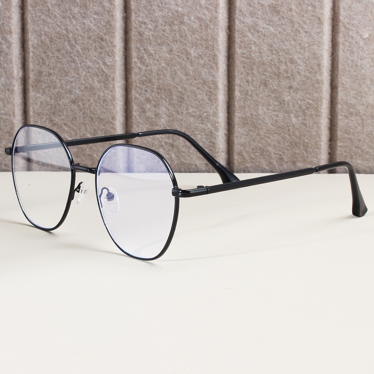 近视眼镜女可配度数韩潮复古护眼防蓝光眼镜多边镜框金属近视镜男