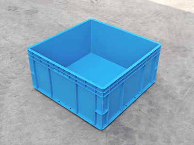 600*600*310塑料周转箱正方形汽配箱方箱6630