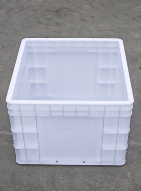 4430正方形方箱400×400×300物流箱周转箱塑料转运箱
