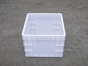 4430正方形方箱400×400×300物流箱周转箱塑料转运箱