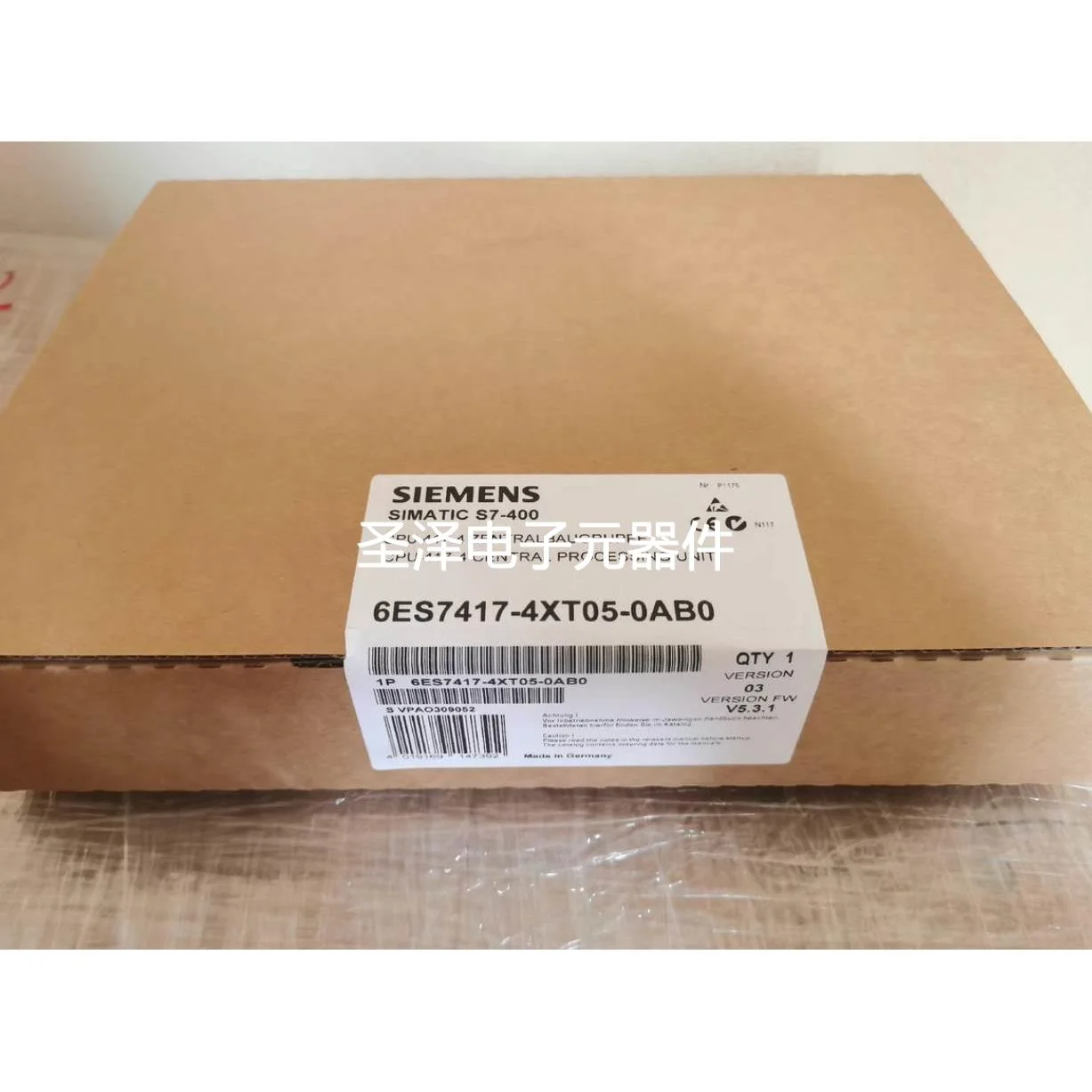 6ES7417-4XT05-0AB0西门子全新原装CPU模块6ES7417-4XT05-0AB0议