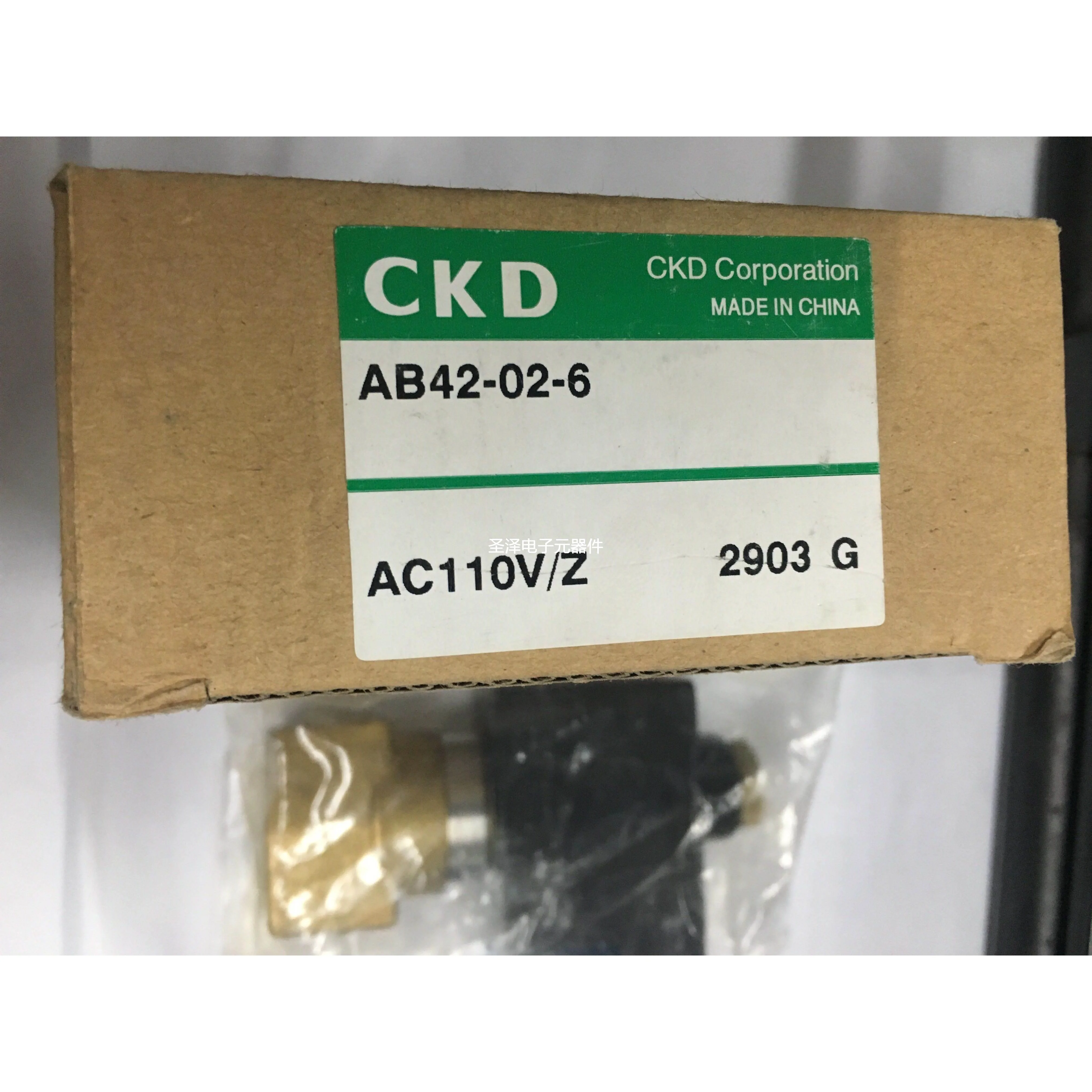 现货CKD常开电磁阀AB42-02-6全新原装真品AC110/AC220/DC24秒发货