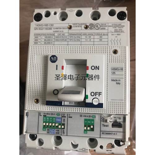 原装 AB 罗克韦尔 断路器 Allen-Bradley 140MG-H8P-D10 3P D100A