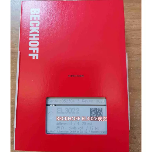 现货倍福BECKHOFF EL3022/EL3002模块PLC议价