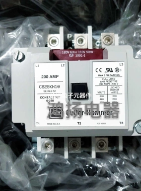 Cutler-Hammer C825KN10 200AMP 110-120VAC议价
