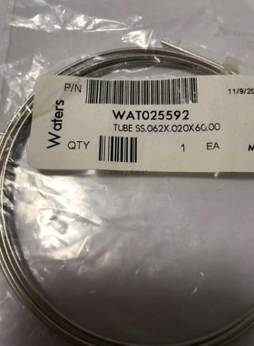 WATERS沃特斯不锈钢液相管WAT025592 1/16 0.5mm*1.5m 原装促销议