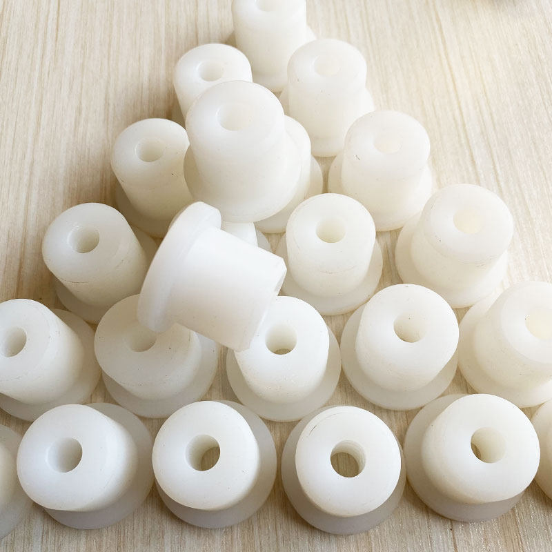 数控加工白色实心尼龙棒 空心尼龙管 t型塑料套管 开模注塑pom管