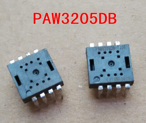 PAW3205DB-TJ3T 鼠标芯片 光电维修耗材配件 拆机件测试好