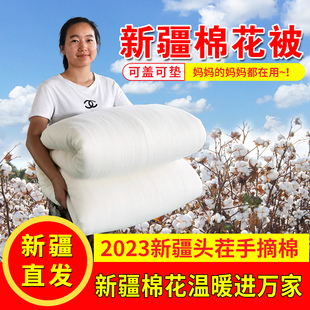 新疆长绒棉被纯棉花被子被芯保暖棉絮床垫被褥子学生冬被四季 通用