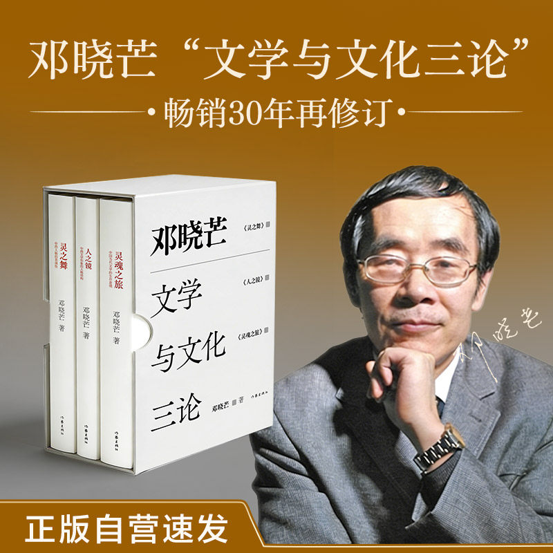 邓晓芒文学与文化三论（人之镜+灵之舞+灵魂之旅） 豆瓣高分作品 畅销30年再修订 易中天力荐 精装双封全三册