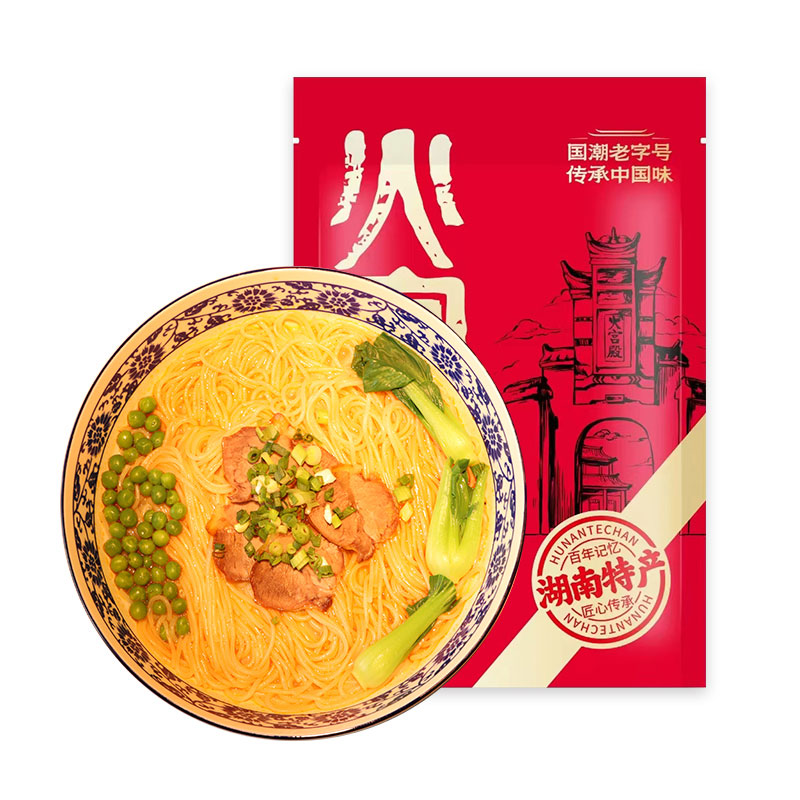 火宫殿 攸县米粉干粉粗细炒粉拌粉攸县特产酸辣螺蛳粉牛肉粉500g