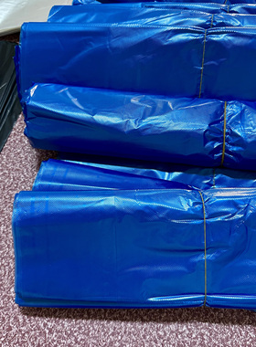 蓝色袋子手提塑料批发购物居家打包大小加厚果蔬垃圾袋背心式超适