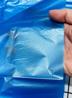 蓝色袋36/40/45/50中大号果蔬袋收纳袋拉垃圾袋一次性打包袋塑料