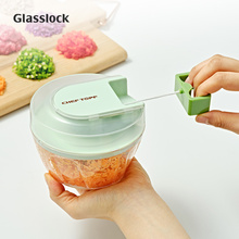 Glasslock厨房多功能家用手动绞肉机压蒜搅碎菜打拉蒜泥料理神器