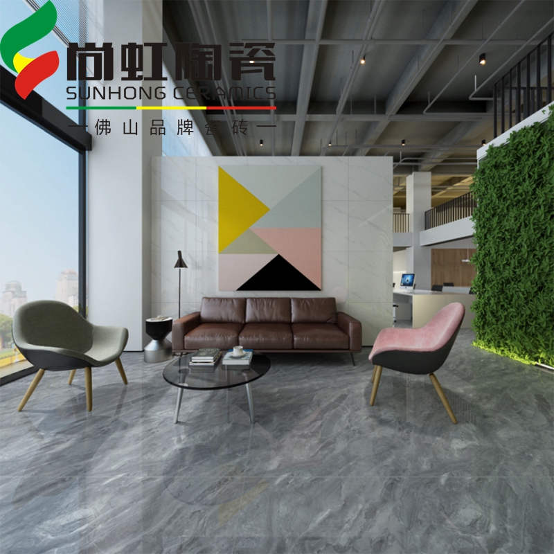 连纹通体大理石瓷砖900x900客厅地砖餐厅防滑地板砖简约现代亮面