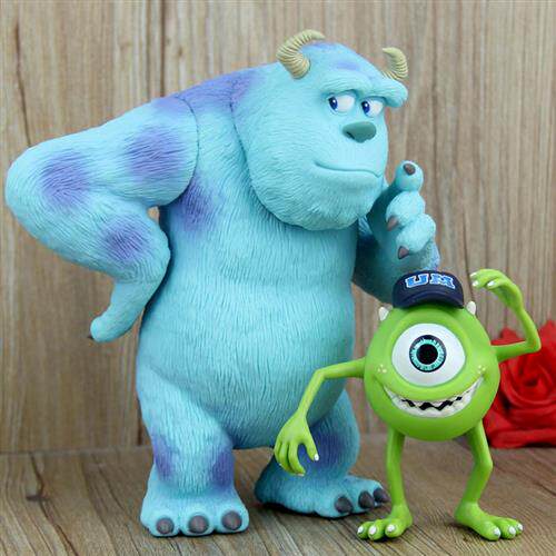 电影怪物电力公司可动玩偶怪兽大学大眼仔毛怪苏利文公仔模型摆件