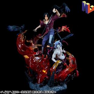 火影忍者GK系列 燃风 宇智波鼬VS药师兜大型场景手办模型礼物摆件