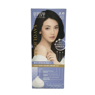 正品 210ml章华染发剂生态泡泡染自然黑棕黑一次性染发剂