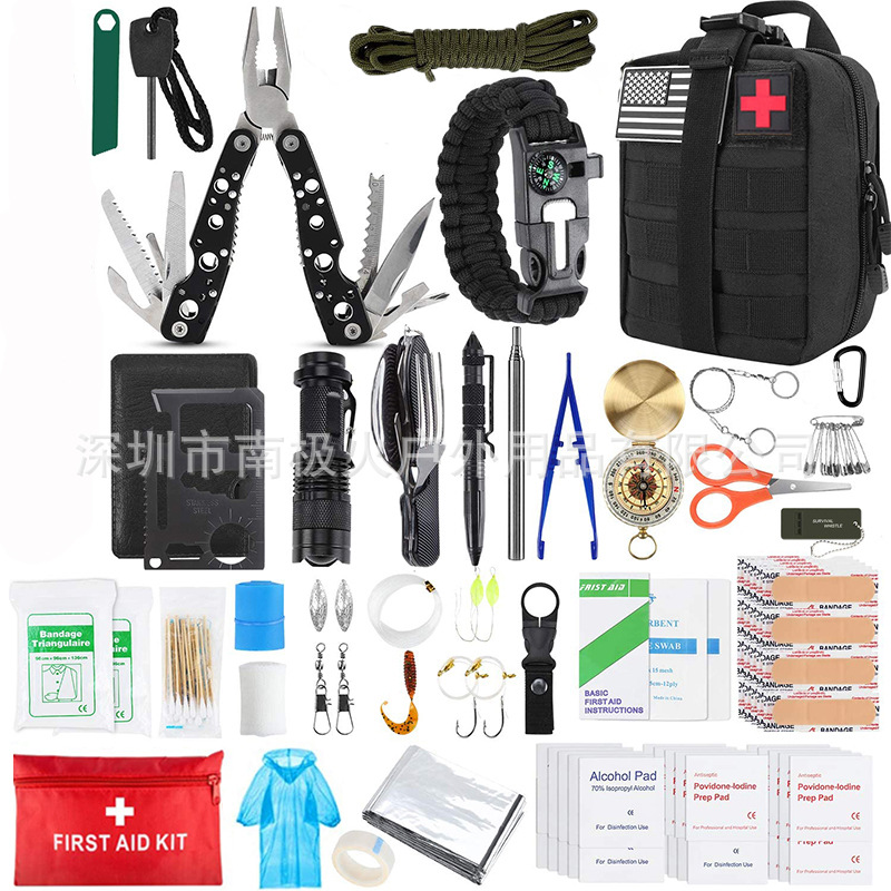 户外求生工具套装露营应急