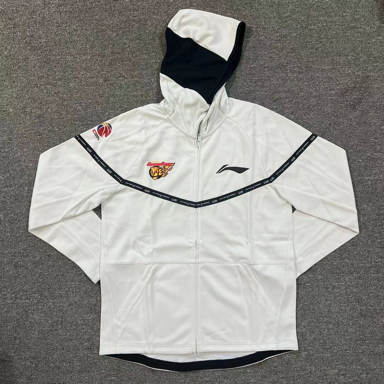 李宁篮球男连帽赞助卫衣外套