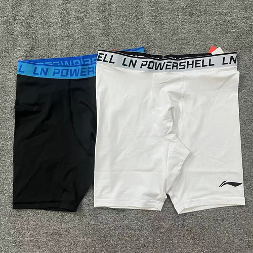 李宁男篮球四分裤速干CBA紧身裤