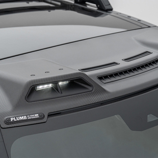PLUMB车顶灯套件适用路虎卫士干碳纤维长条灯支架照明射灯改装