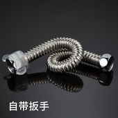 潜水艇304不锈钢波纹管4分热水器冷热进水管家用高压金属软管水管