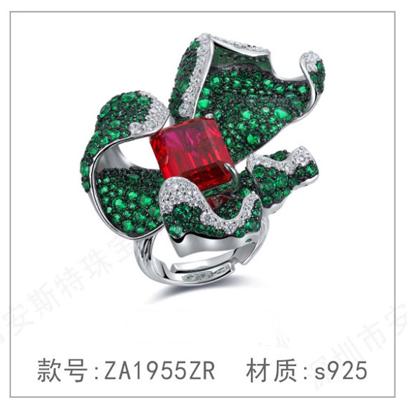 胸针戒指耳饰胸针女高级感设计精戒指/戒面