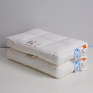 仪征化纤 白斯特眠立方全棉A类防水防污颈椎枕专用枕芯家用成人