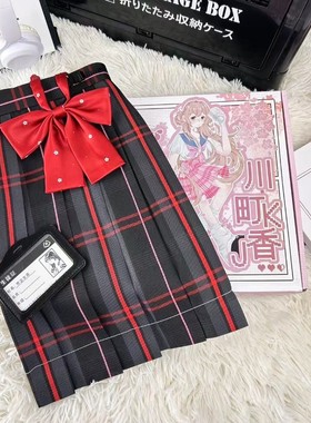 jk原创格裙学院风短裙