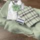 川町香 抹茶绿配色原创jk学生格裙百褶裙学院短裙半身裙 小青提