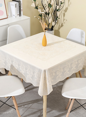 正方形盖布防水桌布防烫八仙桌台布防油免洗四方茶几桌布麻将桌布