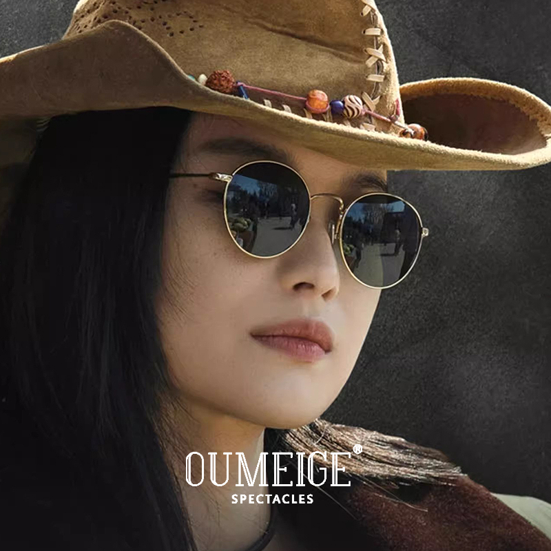 倪妮迪丽热巴同款墨镜可配近视