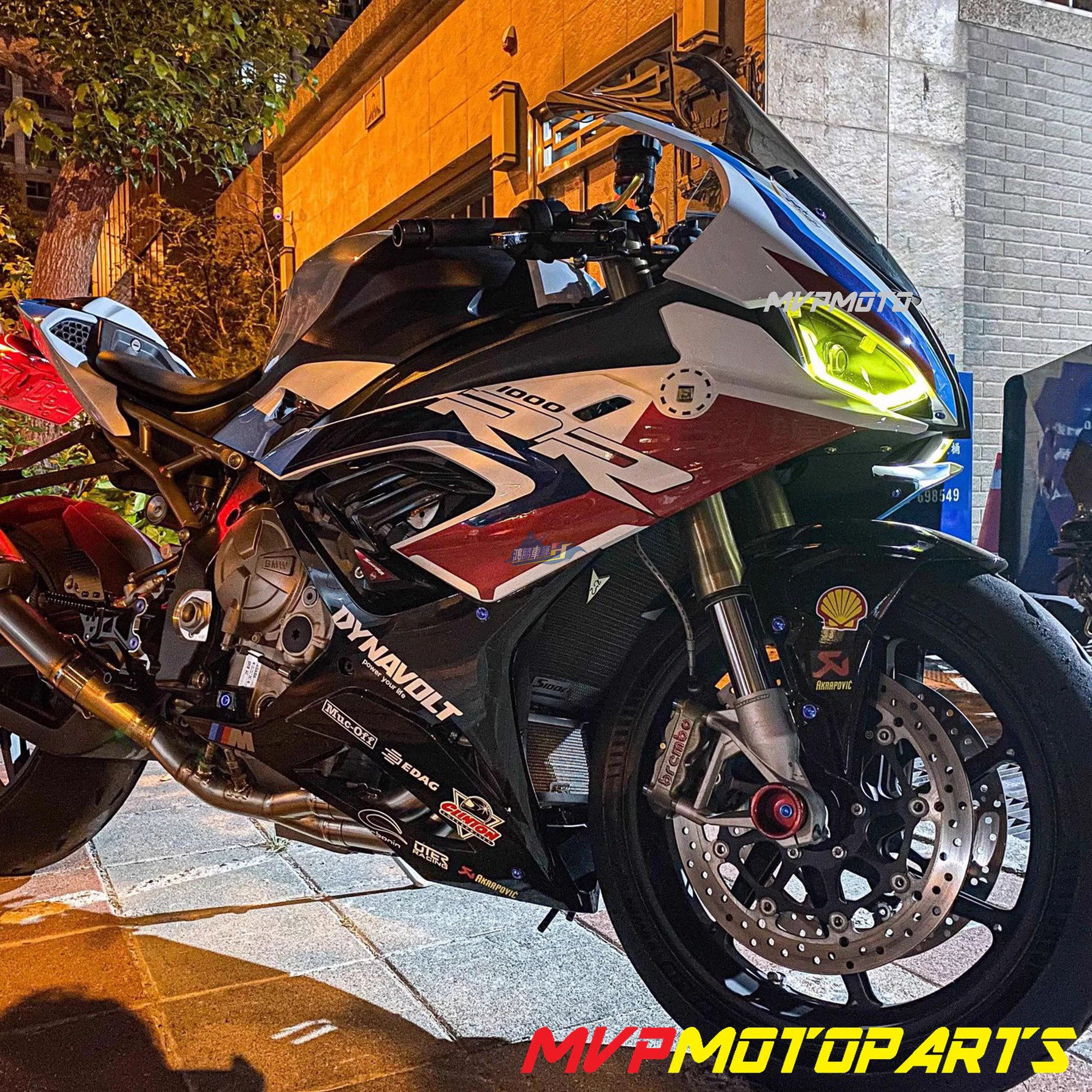 宝马s1000rr/m摩托车大灯保护片