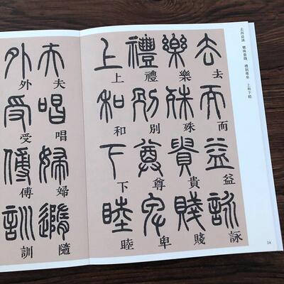 邓石如篆书千字文传世