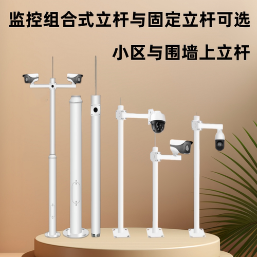 监控立柱立杆摄像头机停车场支架