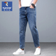 啄木鸟九分牛仔裤 子 小个子9分宽松直筒裤 男秋冬2025新款 休闲工装