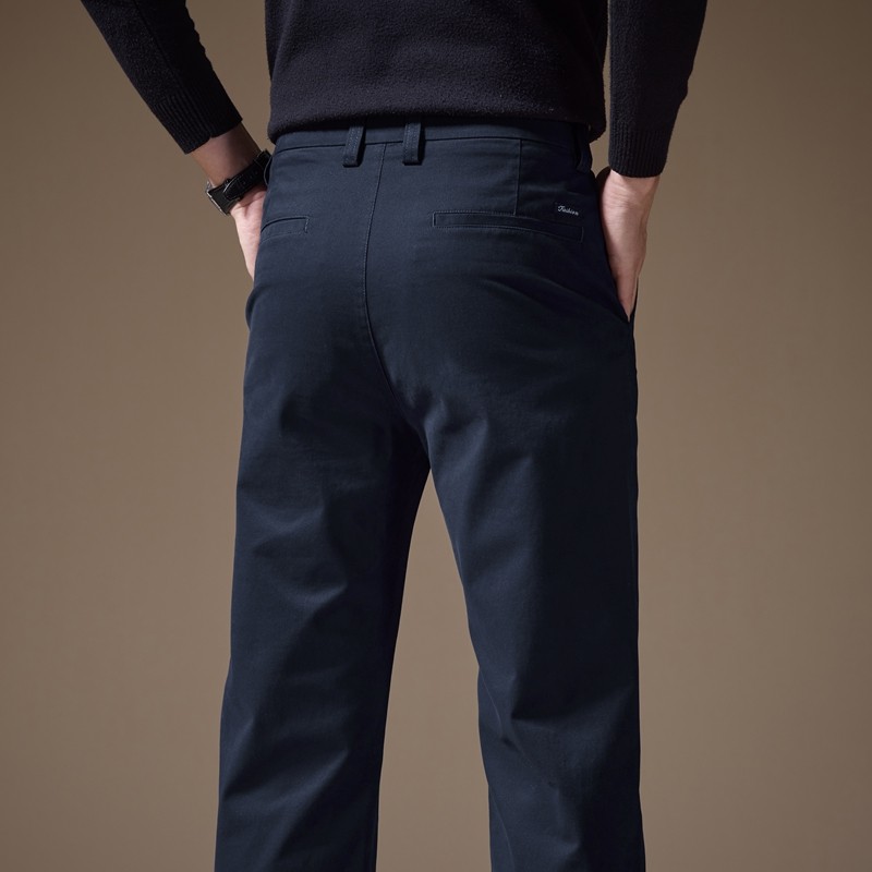 啄木鸟春秋男士休闲裤2026新款青年商务百搭长裤时尚简约直筒裤子,男装,休闲裤,淘宝优惠券,粉丝福利购,淘宝优惠卷