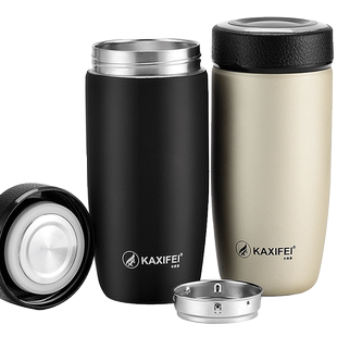 保温杯车载304不锈钢带滤网男女办公水杯子便携茶杯定制logo刻字