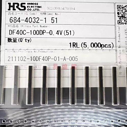 板对板连接器 0.4mm公座DF40C-60/70/80/90/100/120DP-0.4V(51)