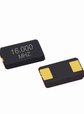 5032 16.000MHZ黑色陶瓷无源晶振两脚16M 贴片晶振2P