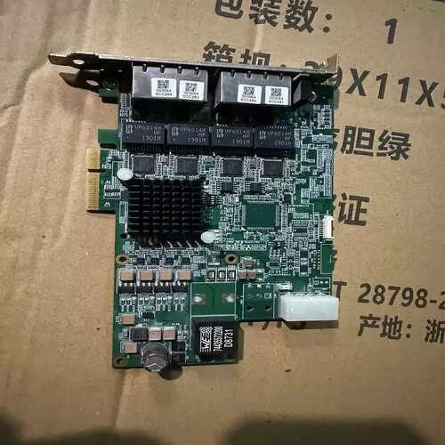 议价凌华PCIe-GIE74C 4通道PoE网卡图像采集卡PCI（易易工控）