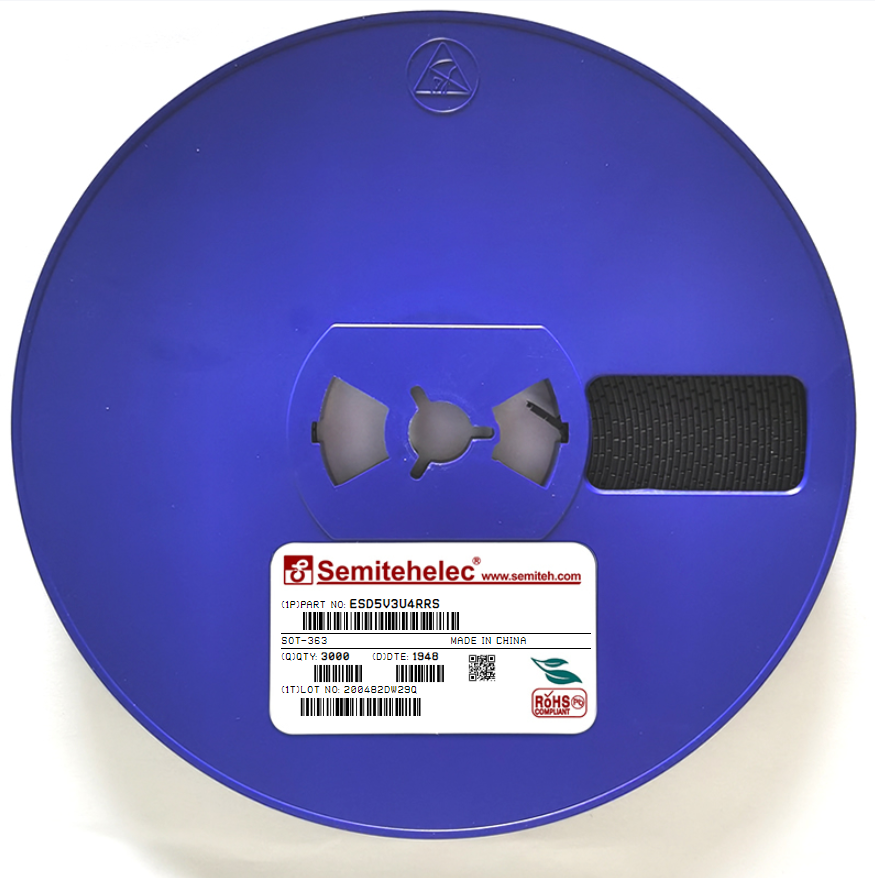 ESD5V3U4RRS SOT-363原装正品现货 ESD/TVS静电保护二极管SEMITEH