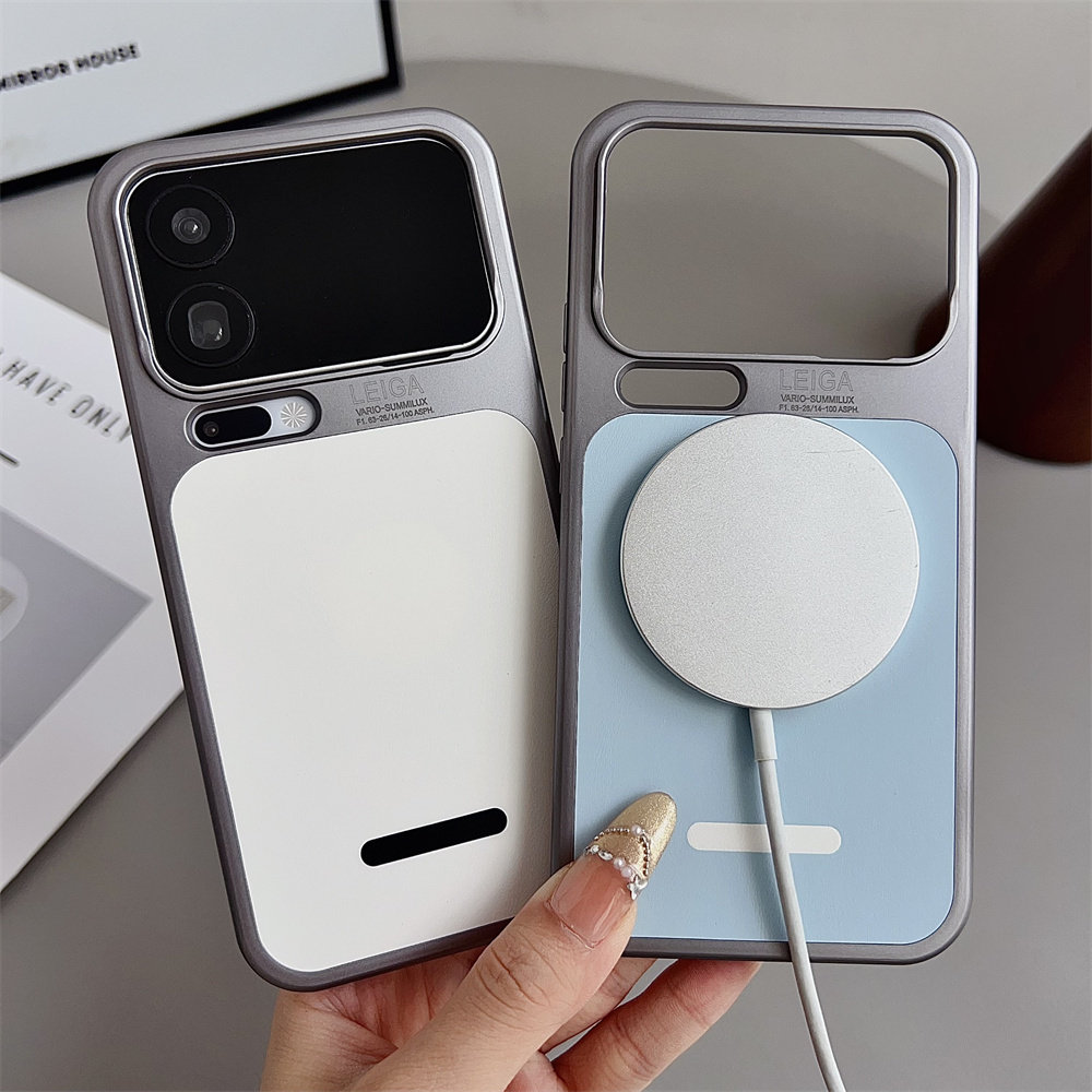 适用/小米17proMax手机壳 油钛液素磁吸款 PC素材+金属