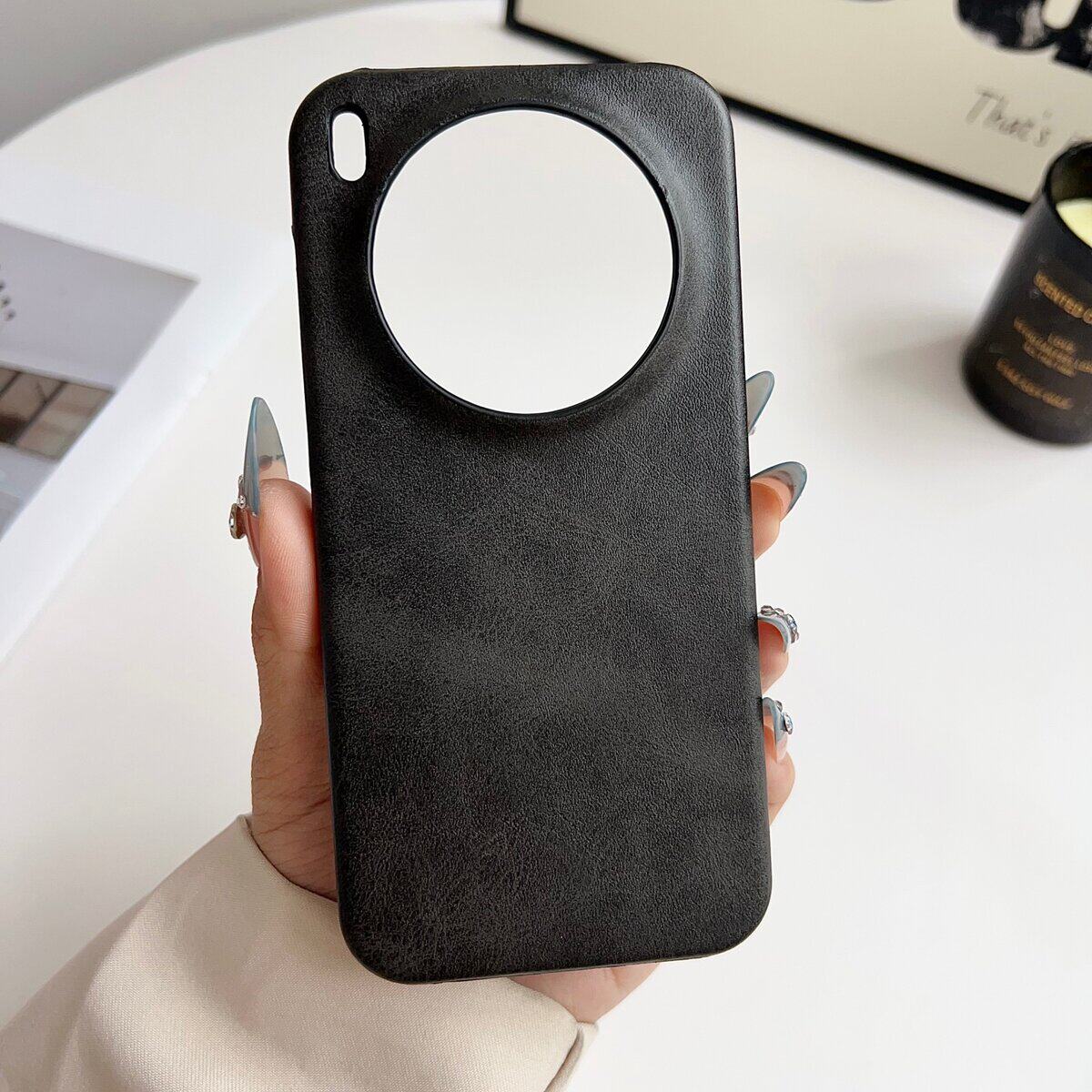 新款轻奢牛皮纹适用vivox300pro手机壳商务素皮耐脏x30