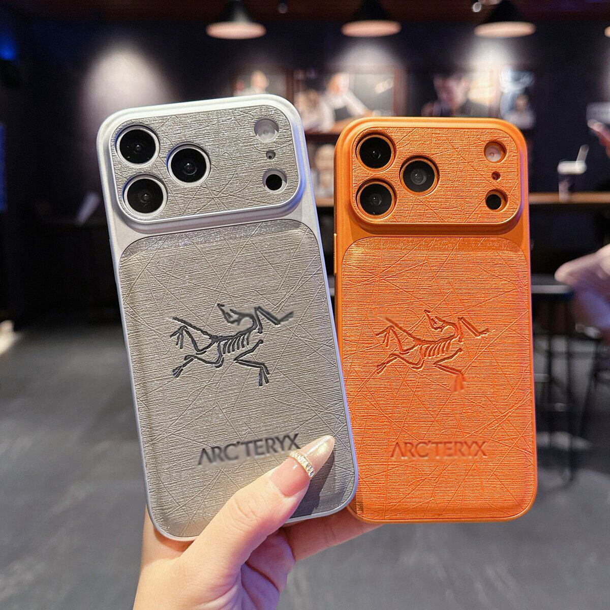 适用高端商务皮质感手机套iPhone14手机壳16全包镜头14P