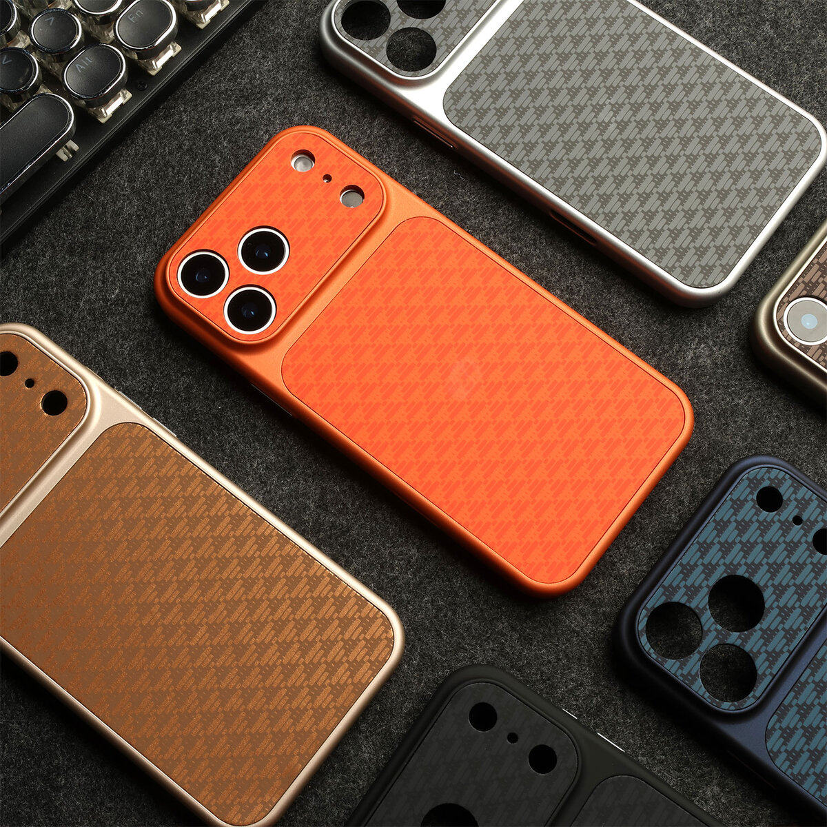 大视窗秒变17内置磁吸手机壳17promax全包防摔保护套12/