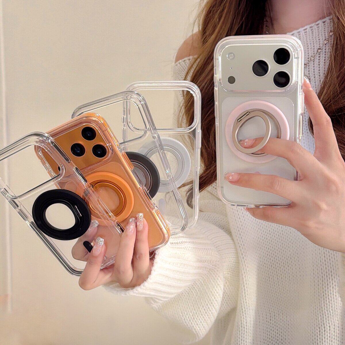 果冻壳5色适用iPhone17ProMax手机壳苹果16pro简