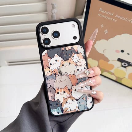 ins小众可爱萌宠狗狗个性插画黑边软壳适用iphone16promax/15pro苹果17/15/13全包17pro手机保护套